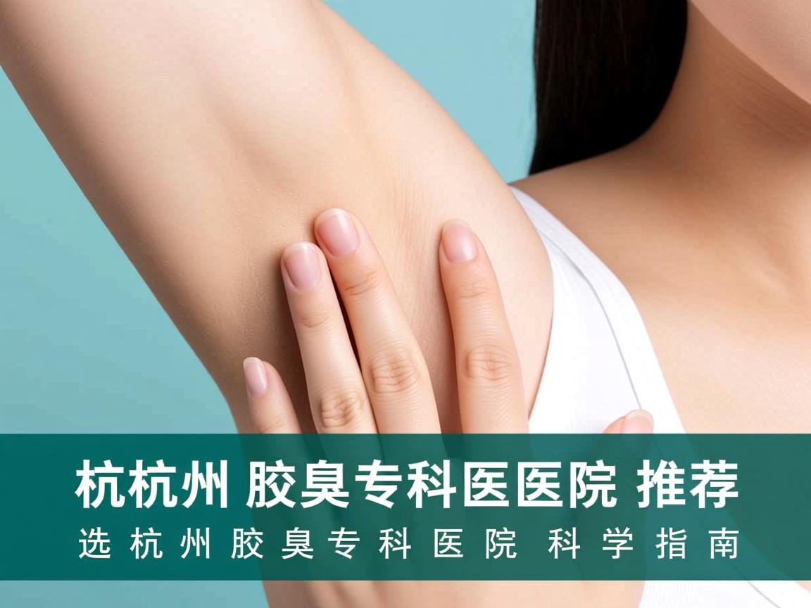 杭州腋臭专科医院推荐，选择杭州腋臭专科医院的科学指南