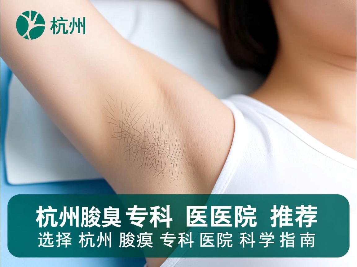 杭州腋臭专科医院推荐，选择杭州腋臭专科医院的科学指南