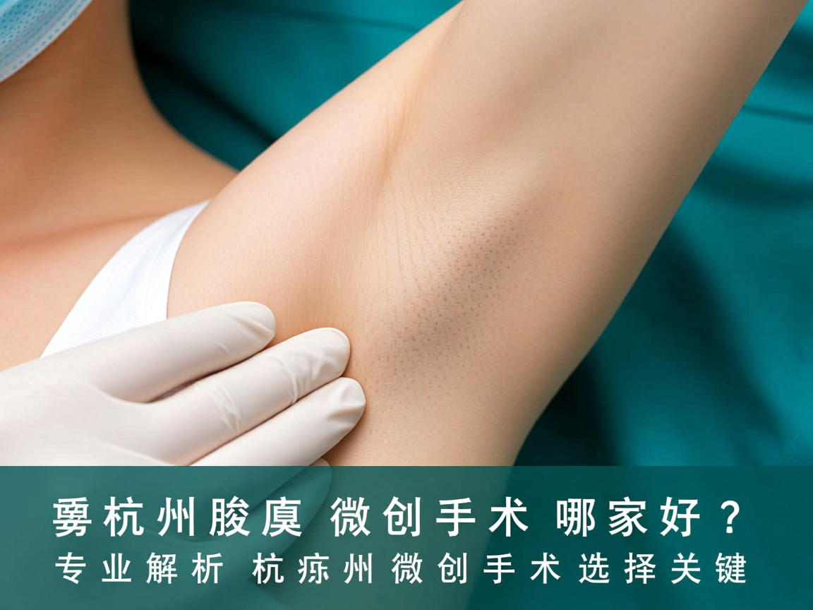 杭州腋臭微创手术哪家好?专业解析杭州腋臭微创手术选择关键 杭州腋臭微创手术哪家好?专业解析杭州腋臭微创手术选择关键