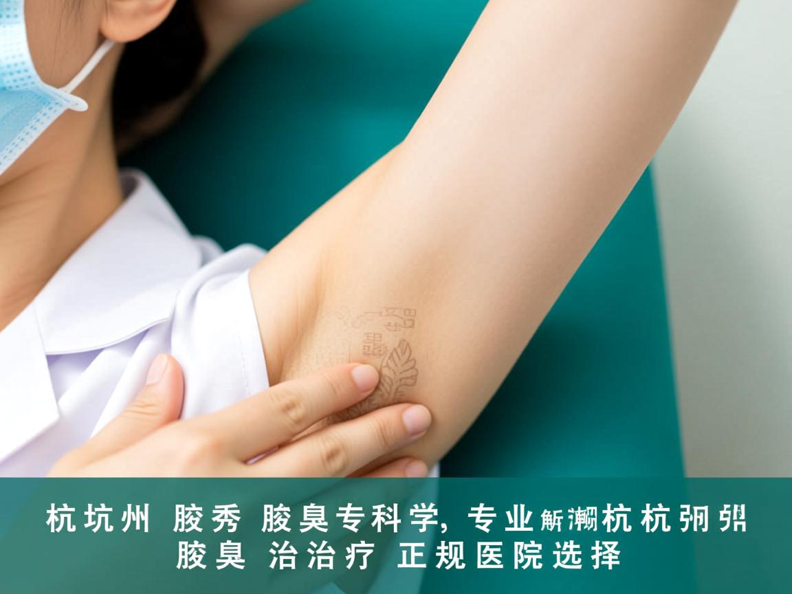 杭州腋秀腋臭专科，专业解析杭州腋臭治疗的正规医院选择