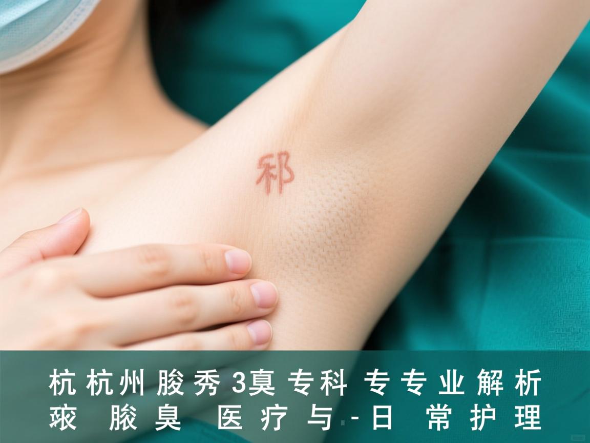 杭州腋秀腋臭专科,专业解析腋臭医疗与日常护理 杭州腋秀腋臭专科,专业解析腋臭医疗与日常护理