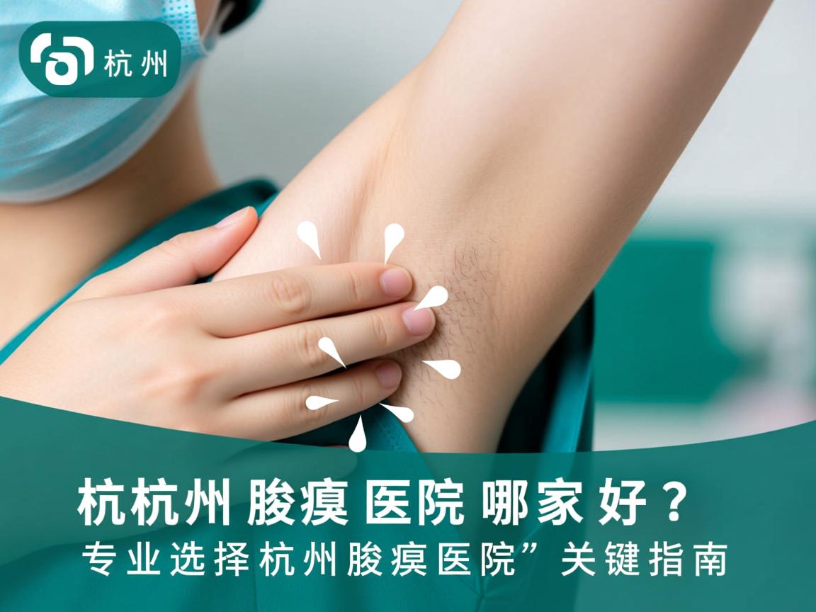 杭州腋臭医院哪家好？专业选择杭州腋臭医院的关键指南