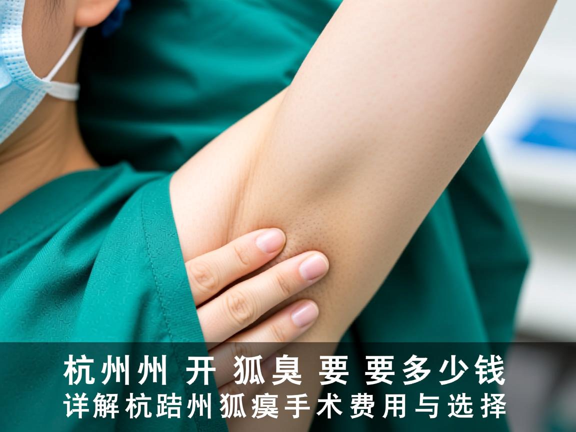 杭州开狐臭要多少钱,详解杭州狐臭手术费用与选择 杭州开狐臭要多少钱,详解杭州狐臭手术费用与选择