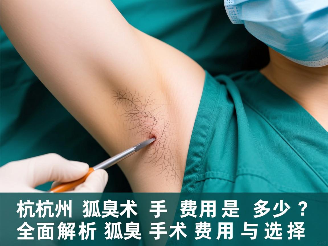 杭州狐臭手术费用是多少？全面解析杭州狐臭手术费用与选择