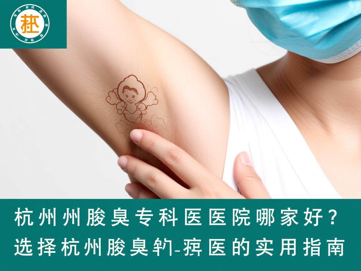 杭州腋臭专科医院哪家好？选择杭州腋臭专科医院的实用指南