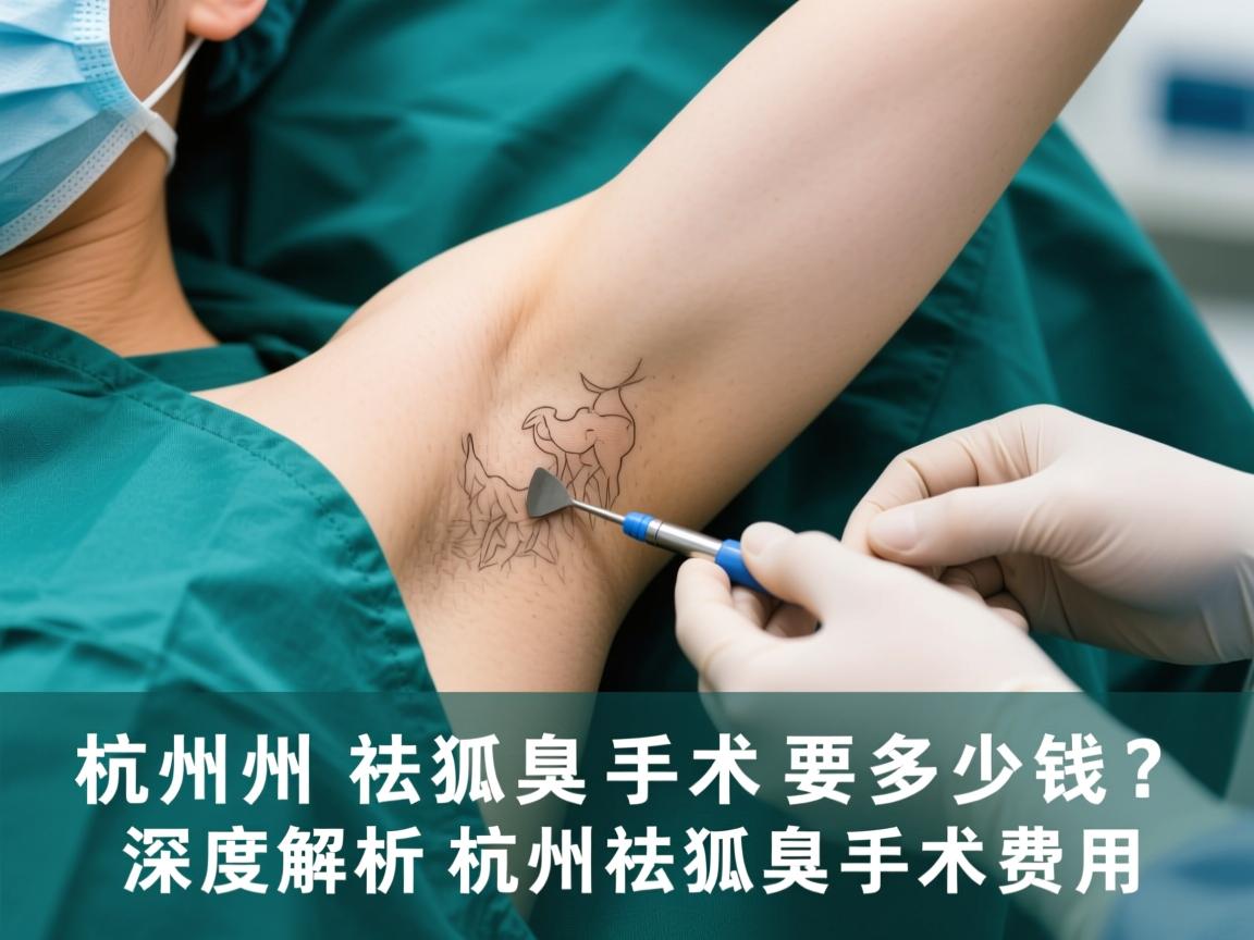 杭州祛狐臭手术要多少钱？深度解析杭州祛狐臭手术费用