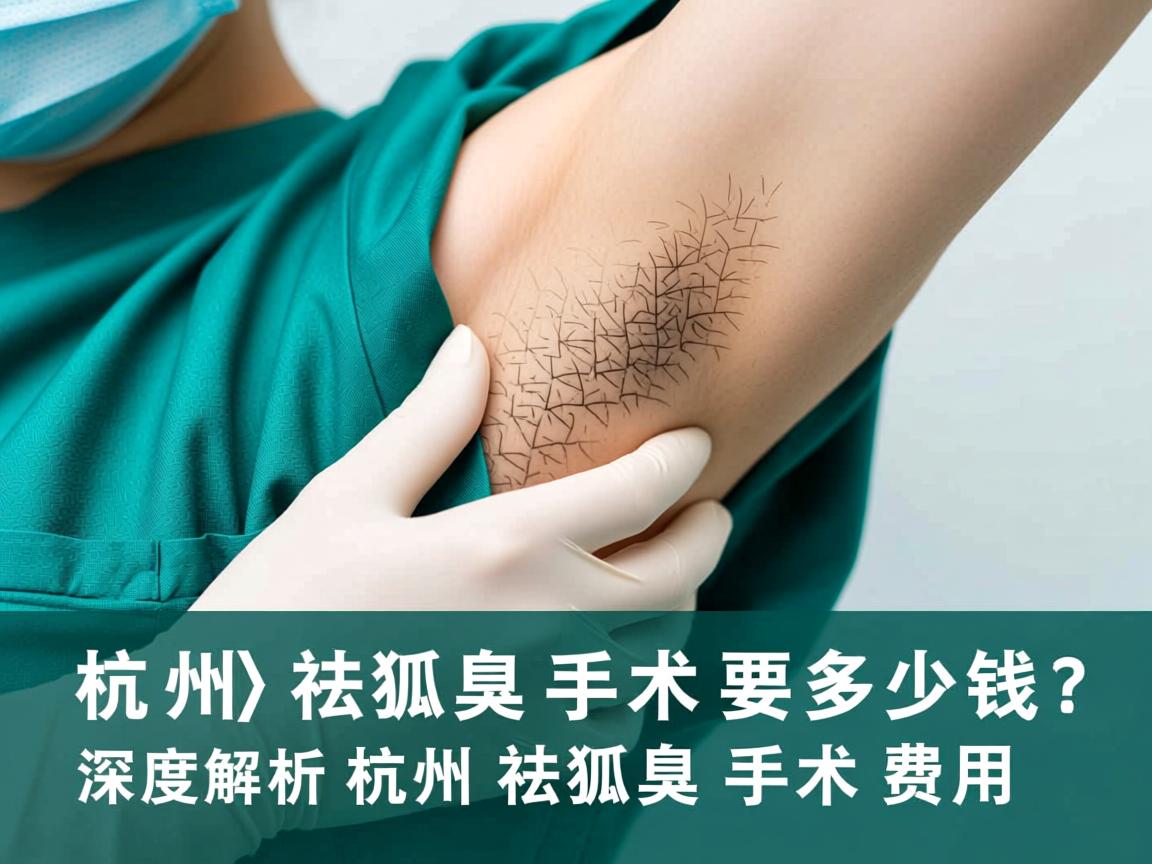 杭州祛狐臭手术要多少钱？深度解析杭州祛狐臭手术费用
