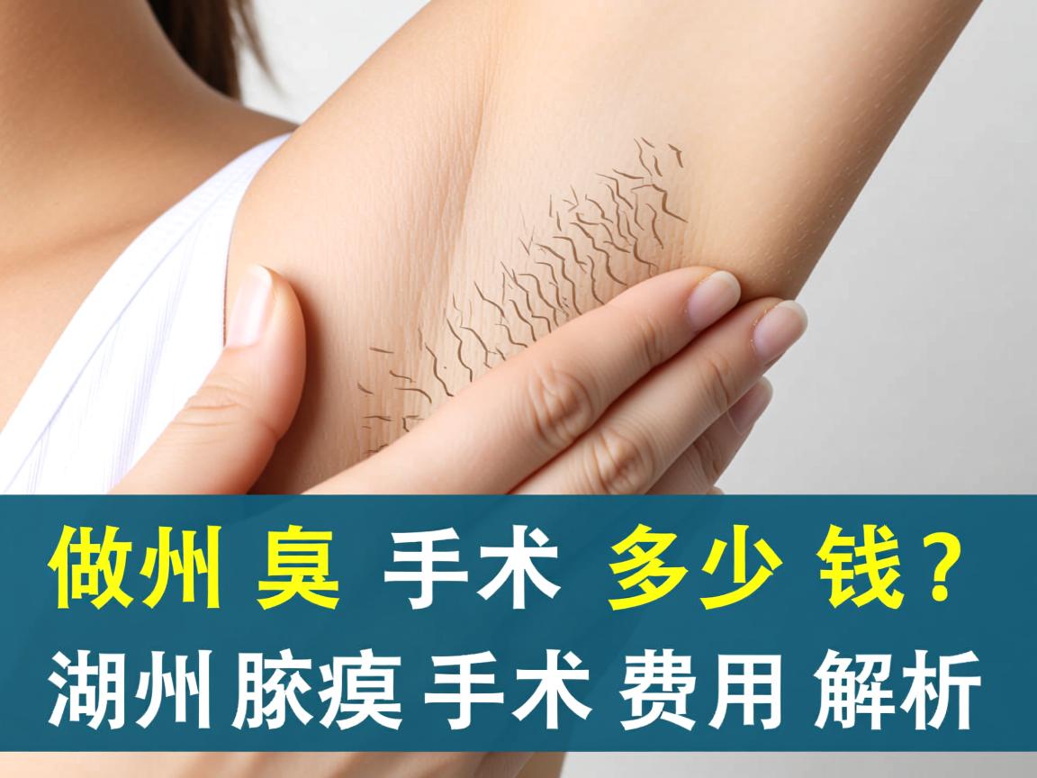 在湖州做腋臭手术多少钱？湖州腋臭手术费用解析