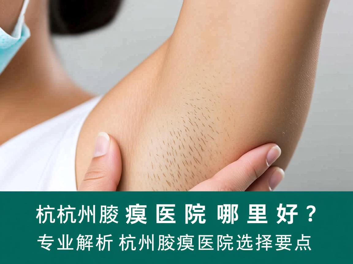 杭州腋臭医院哪里好？专业解析杭州腋臭医院选择要点
