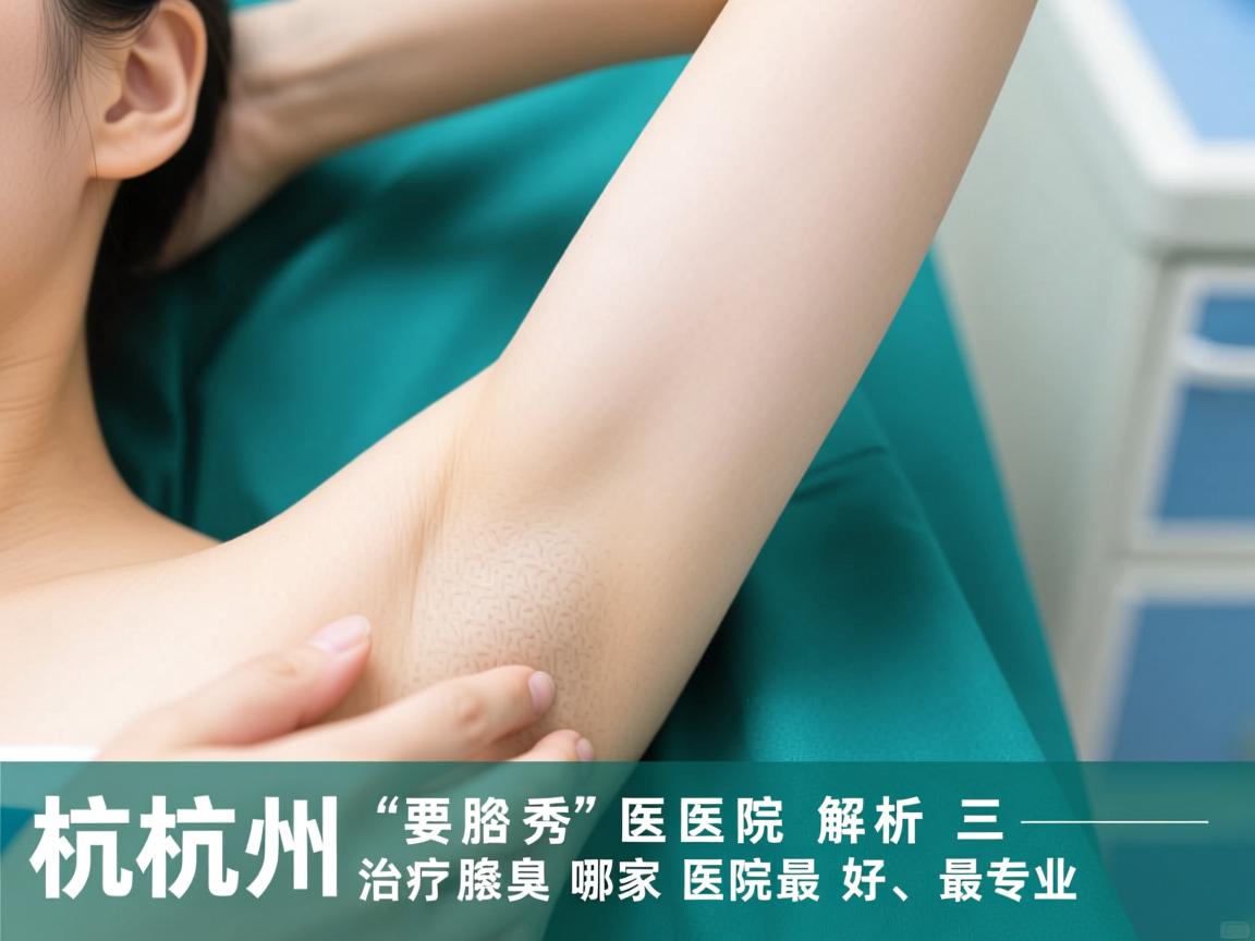 杭州腋秀医院解析，杭州治疗腋臭哪家医院最好、最专业