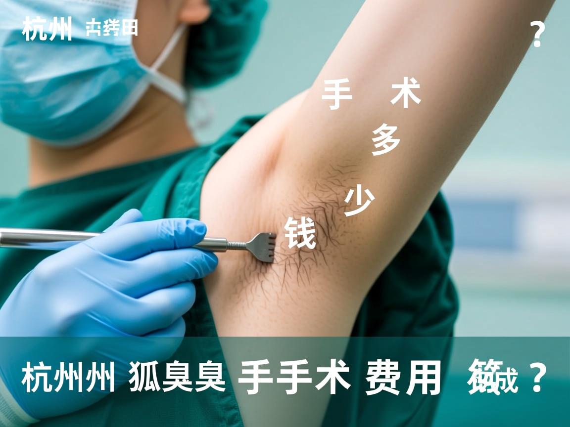 杭州狐臭手术多少钱?详解杭州狐臭手术费用构成 杭州狐臭手术多少钱?详解杭州狐臭手术费用构成