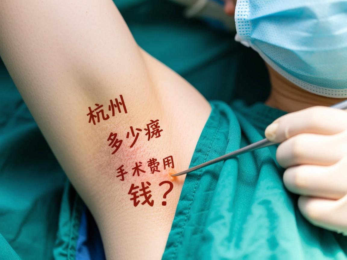 杭州腋臭手术多少钱？详解杭州腋臭手术费用