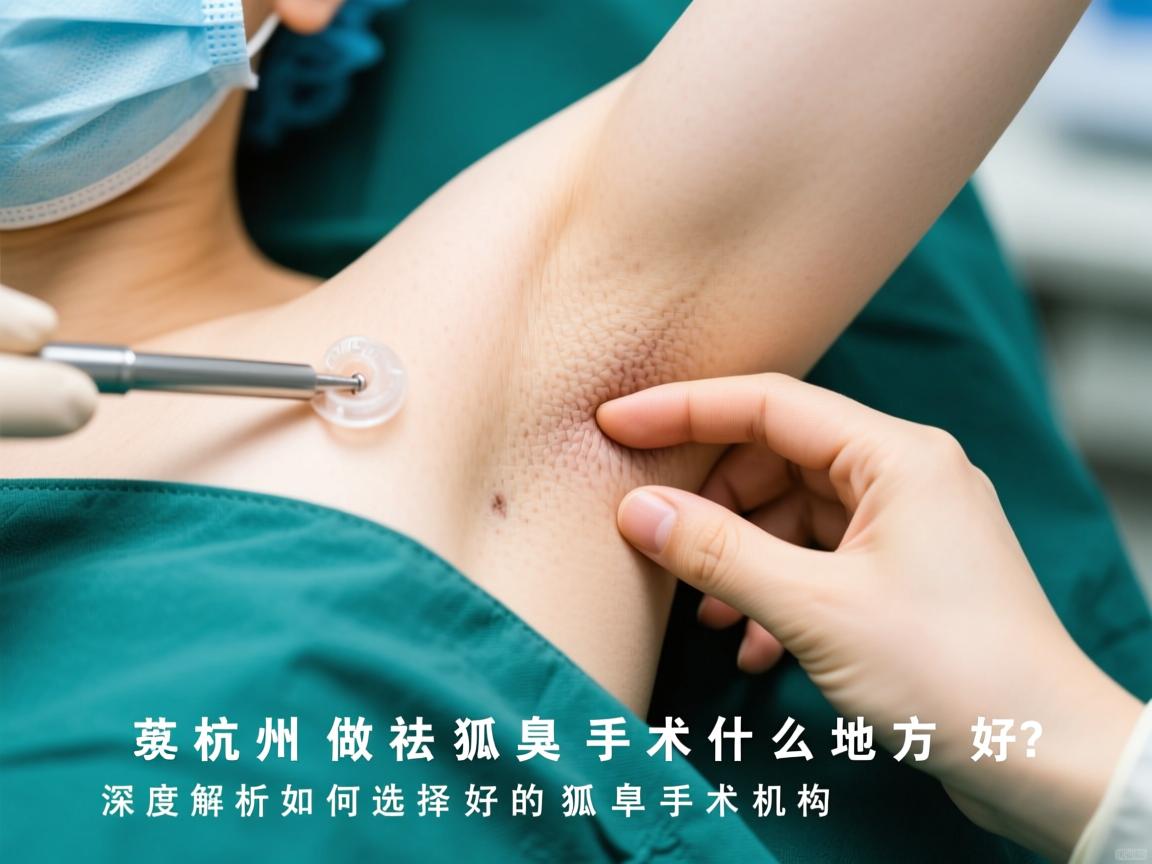 杭州做祛狐臭手术什么地方好？深度解析如何选择好的狐臭手术机构