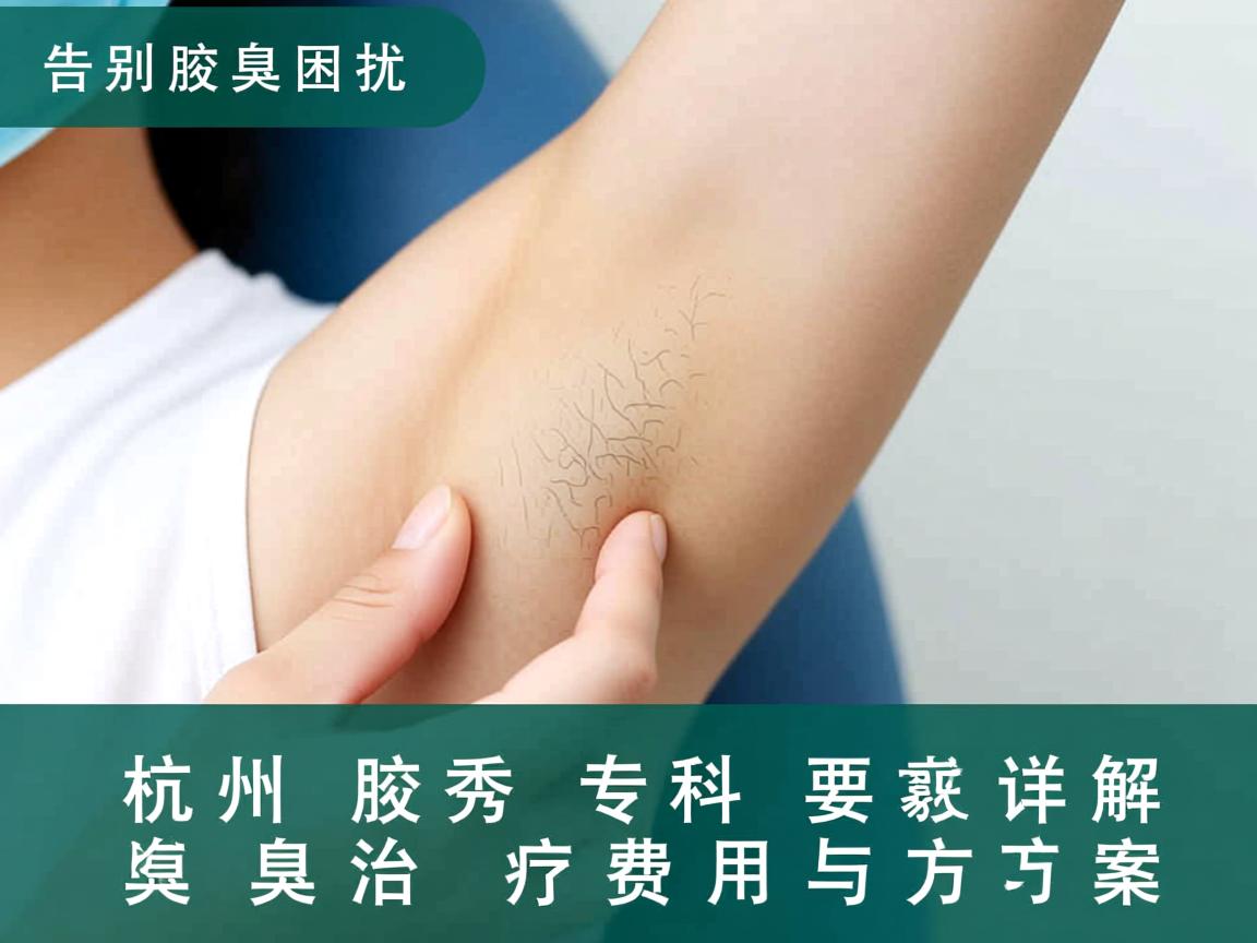 告别腋臭困扰，杭州腋秀专科详解腋臭治疗费用与方案