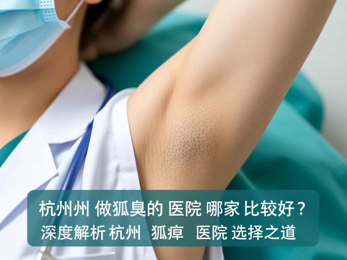 杭州做狐臭的医院哪家比较好?深度解析杭州狐臭医院的选择之道 杭州做狐臭的医院哪家比较好?深度解析杭州狐臭医院的选择之道