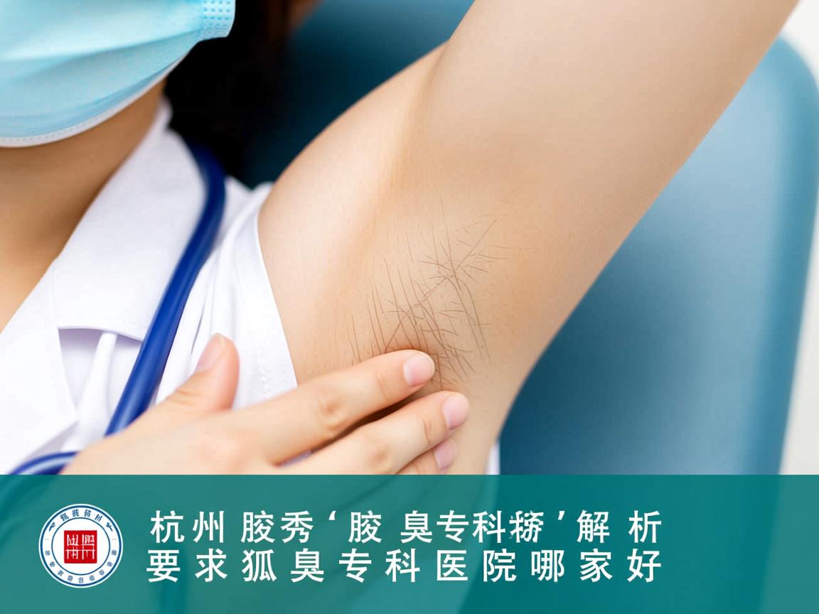 杭州腋秀腋臭专科解析，杭州狐臭专科医院哪家好