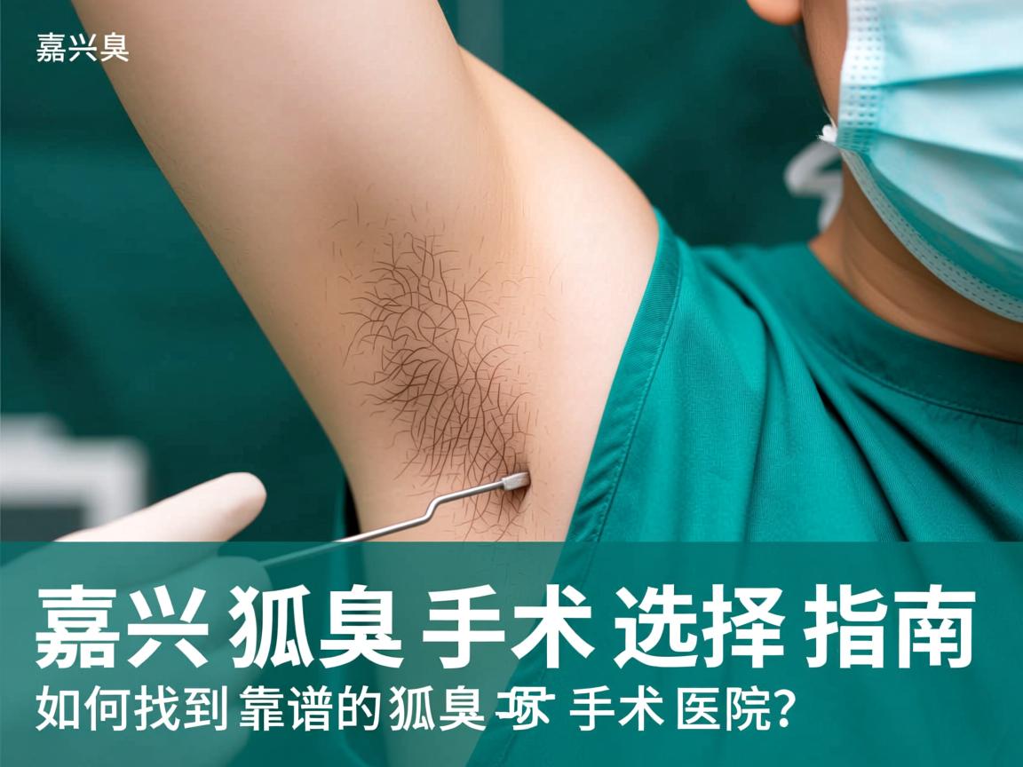 嘉兴狐臭手术选择指南，如何找到靠谱的狐臭手术医院？