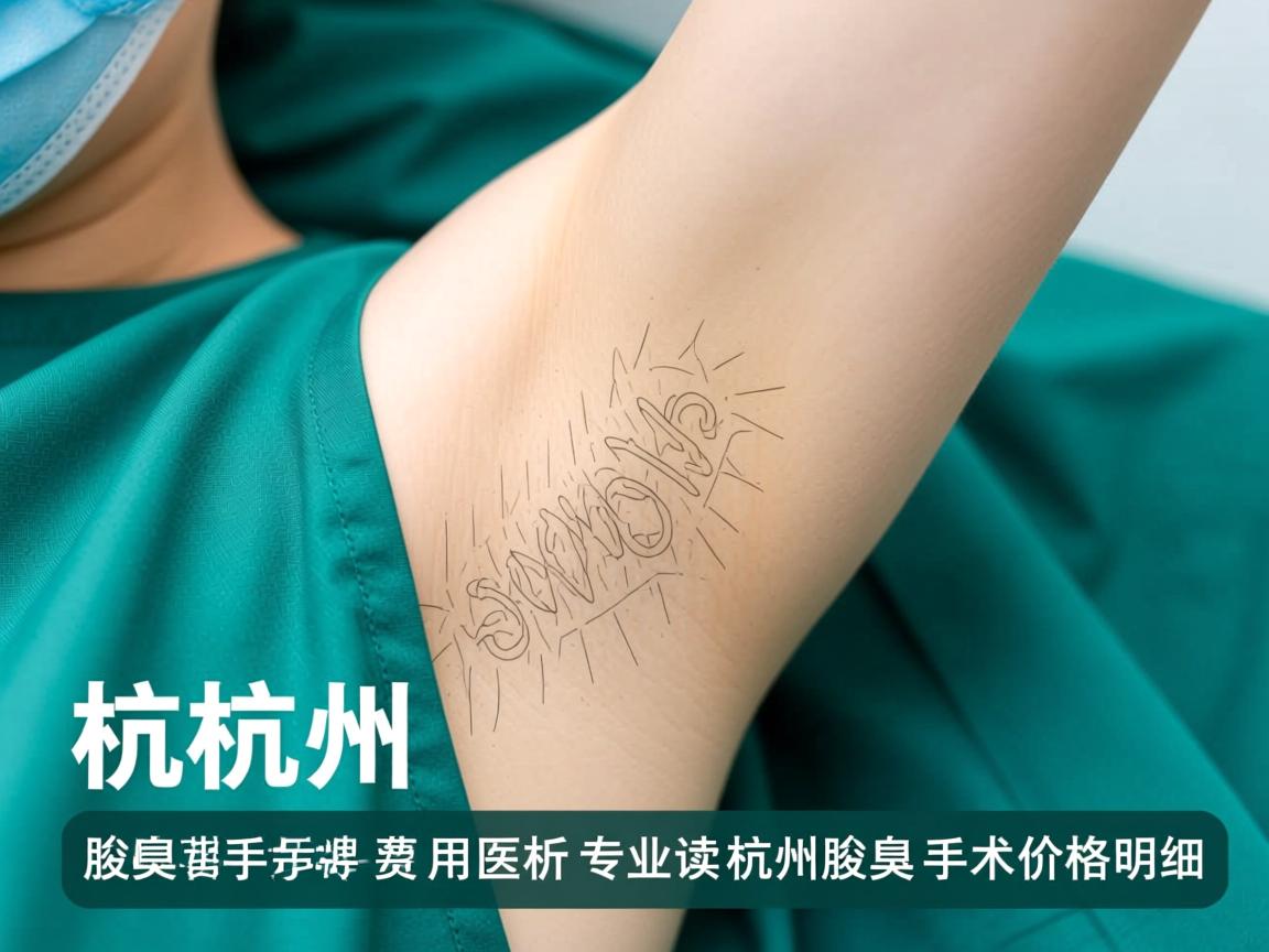 杭州腋臭手术费用解析，专业解读杭州腋臭手术价格明细