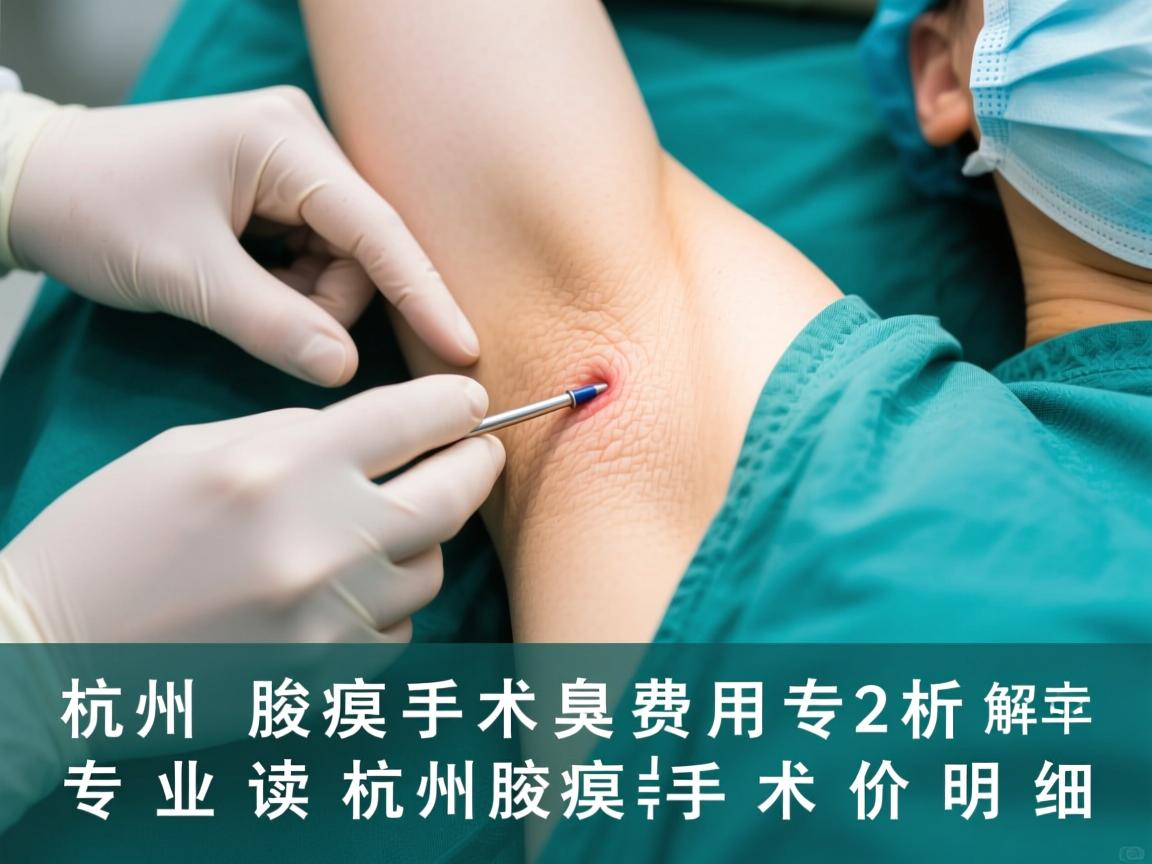 杭州腋臭手术费用解析，专业解读杭州腋臭手术价格明细