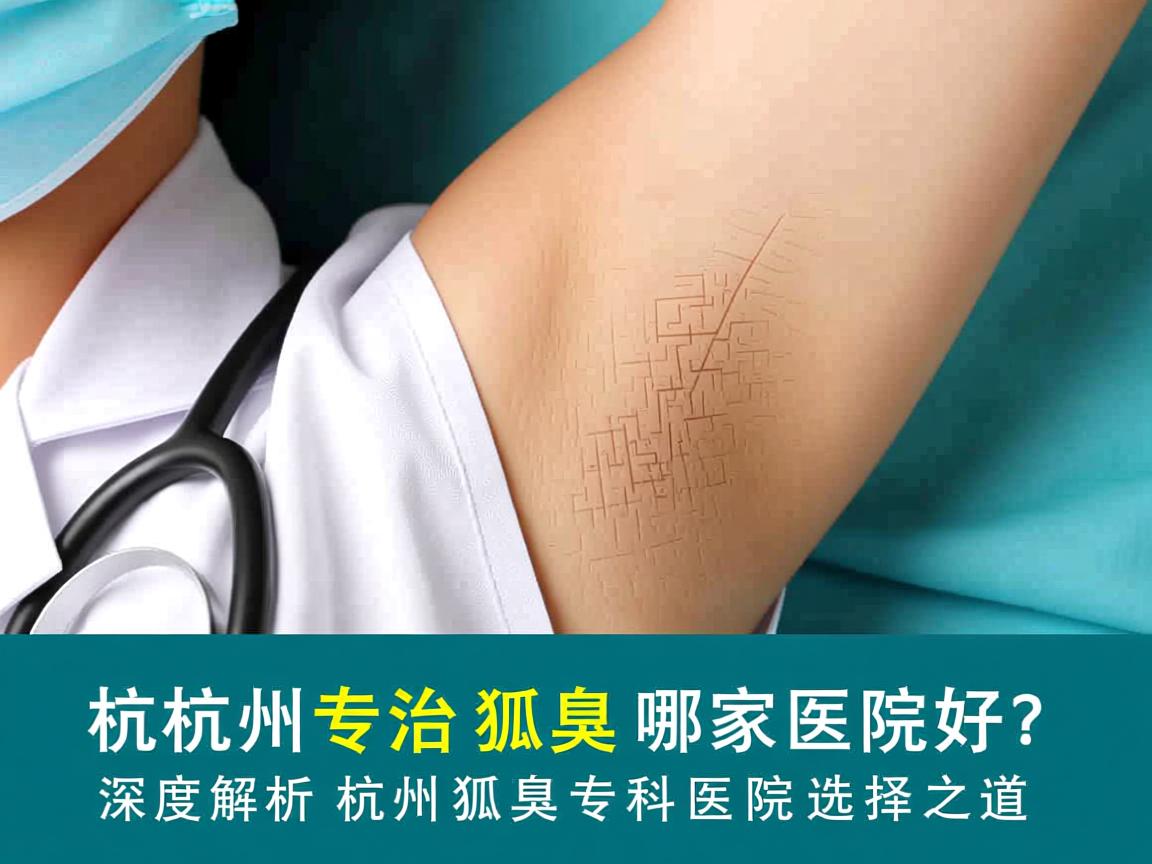 杭州专治狐臭哪家医院好？深度解析杭州狐臭专科医院的选择之道