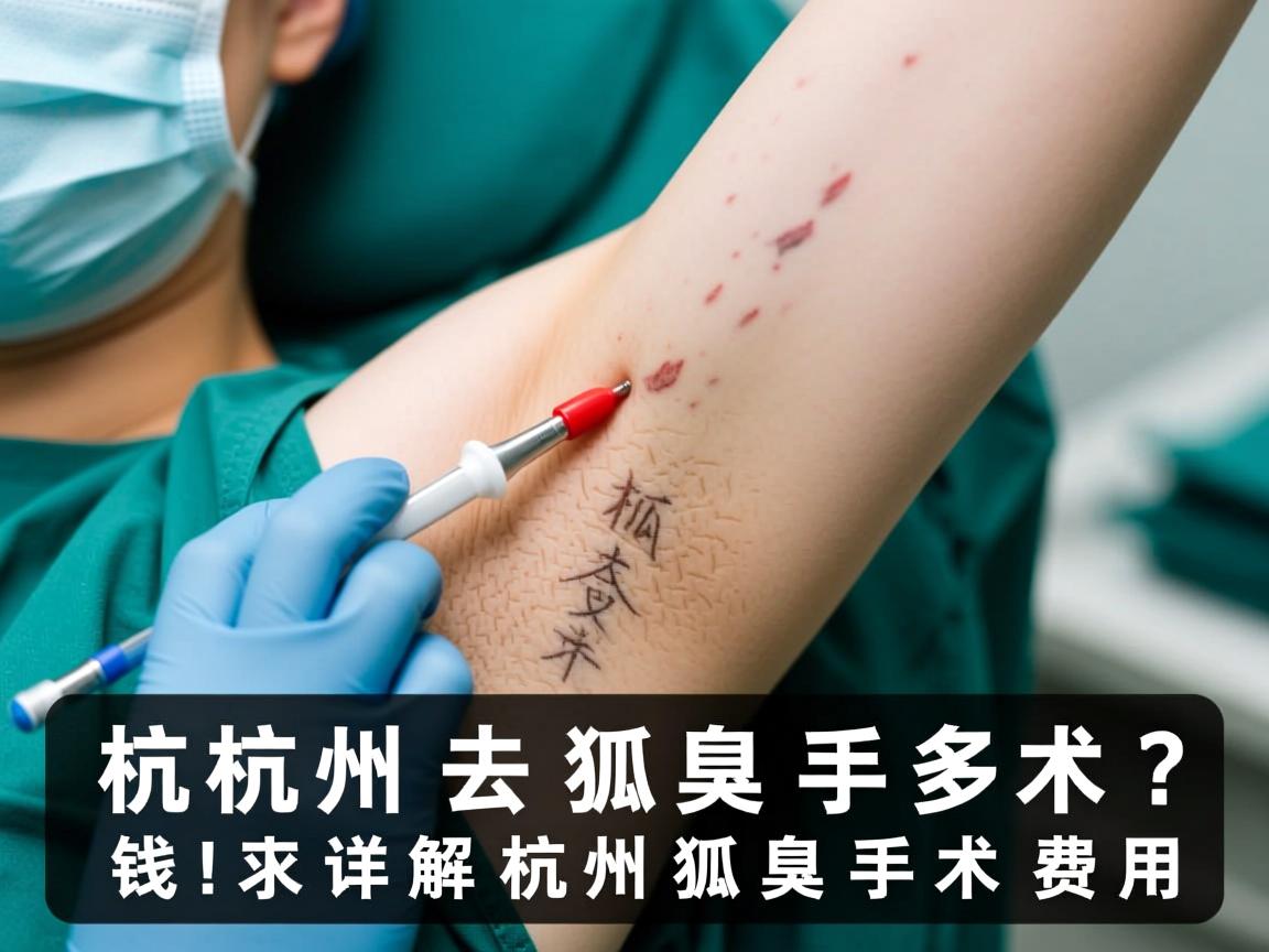 杭州去狐臭手术多少钱?详解杭州狐臭手术费用 杭州去狐臭手术多少钱?详解杭州狐臭手术费用