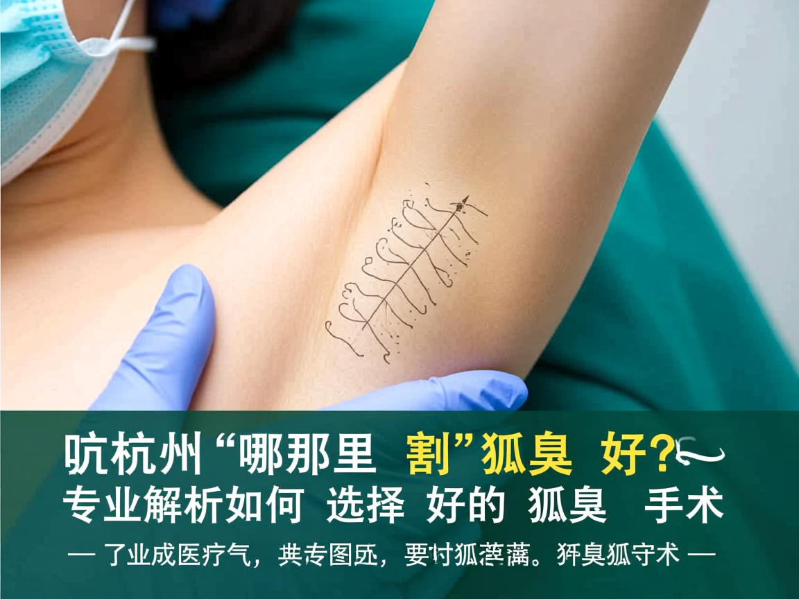 杭州哪里割狐臭好?专业解析如何选择好的狐臭手术 杭州哪里割狐臭好?专业解析如何选择好的狐臭手术