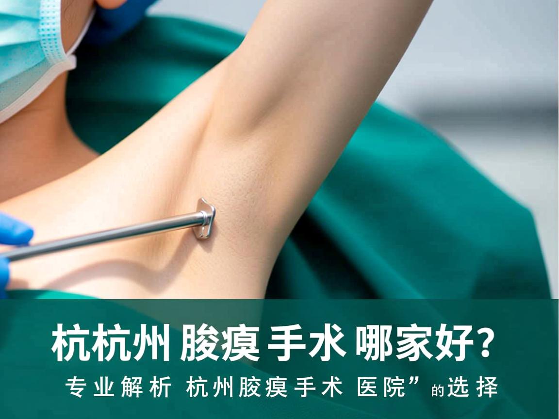 杭州腋臭手术哪家好?专业解析杭州腋臭手术医院的选择 杭州腋臭手术哪家好?专业解析杭州腋臭手术医院的选择