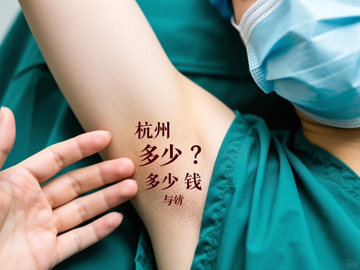 杭州腋臭手术多少钱？详解杭州治腋臭的费用与选择