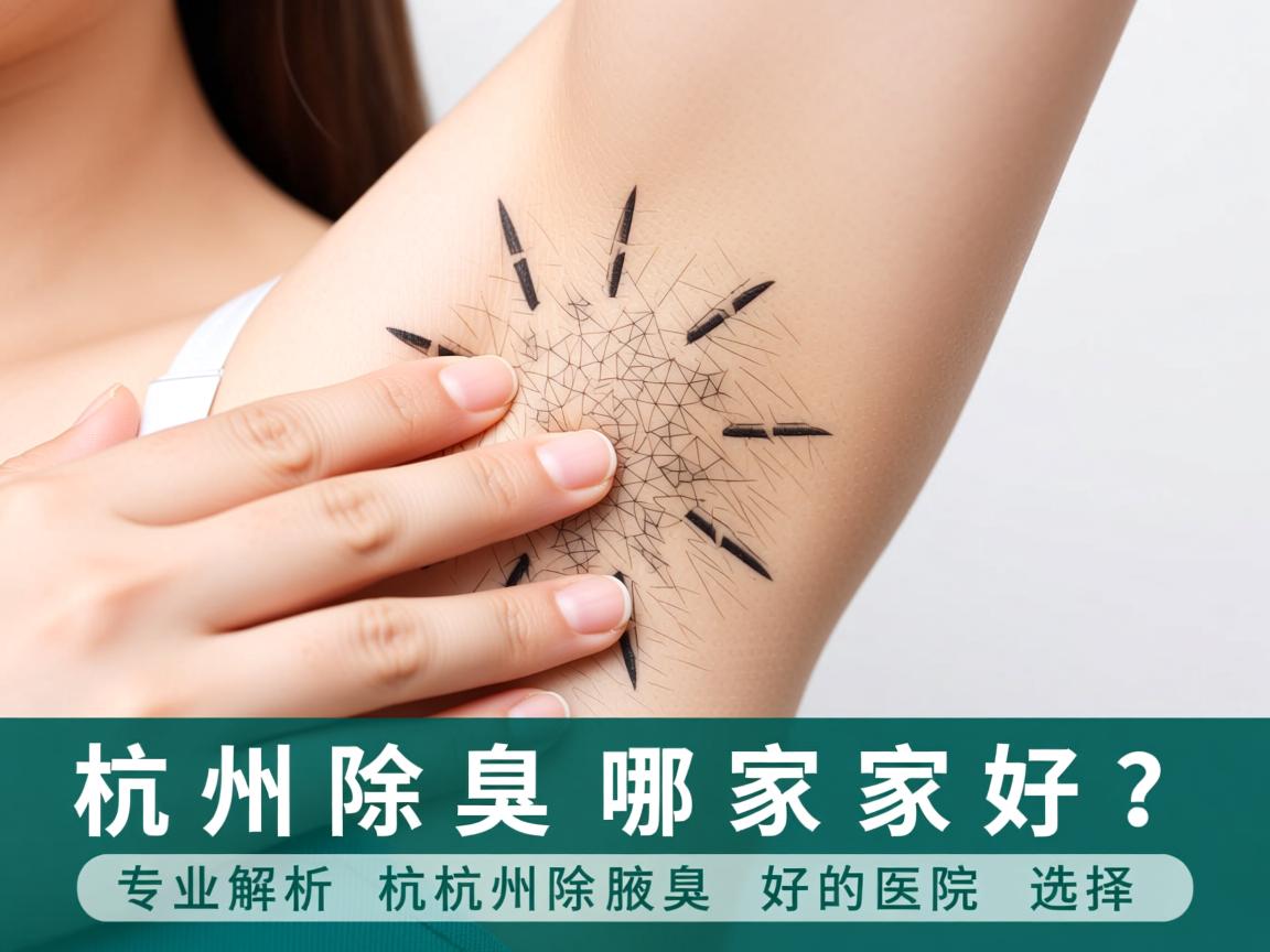 杭州除腋臭哪家好？专业解析杭州除腋臭好的医院选择