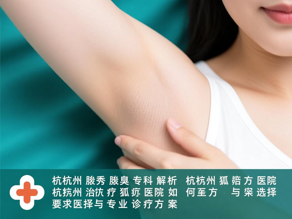 杭州腋秀腋臭专科解析，杭州治疗狐臭医院如何选择与专业诊疗方案