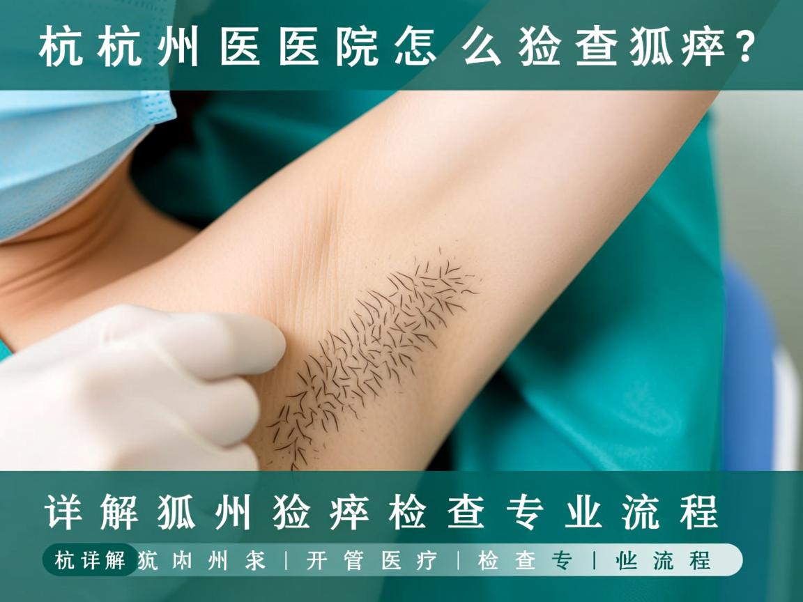 杭州医院怎么检查狐臭？详解杭州狐臭检查专业流程