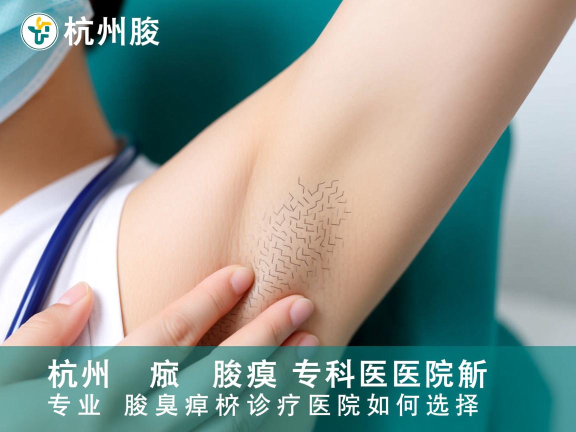 杭州腋臭专科医院解析，杭州专业腋臭诊疗医院如何选择