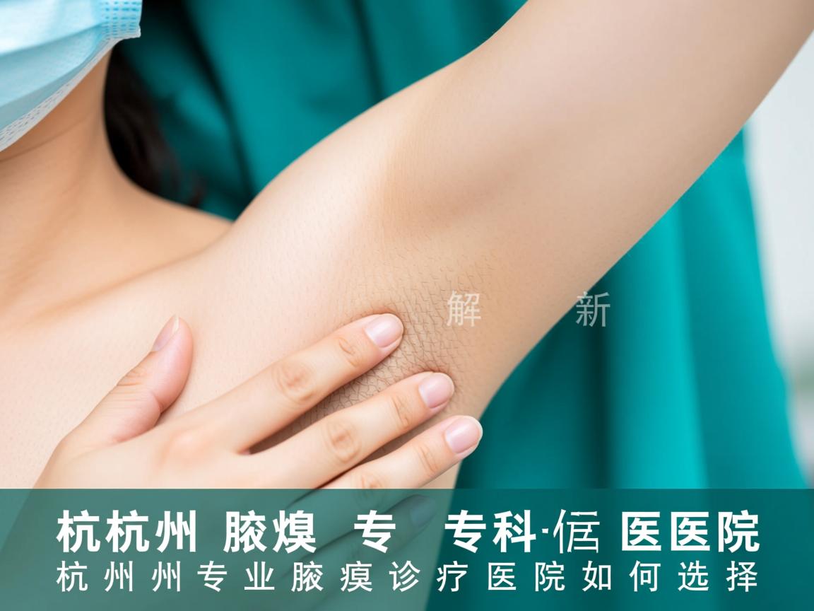杭州腋臭专科医院解析，杭州专业腋臭诊疗医院如何选择