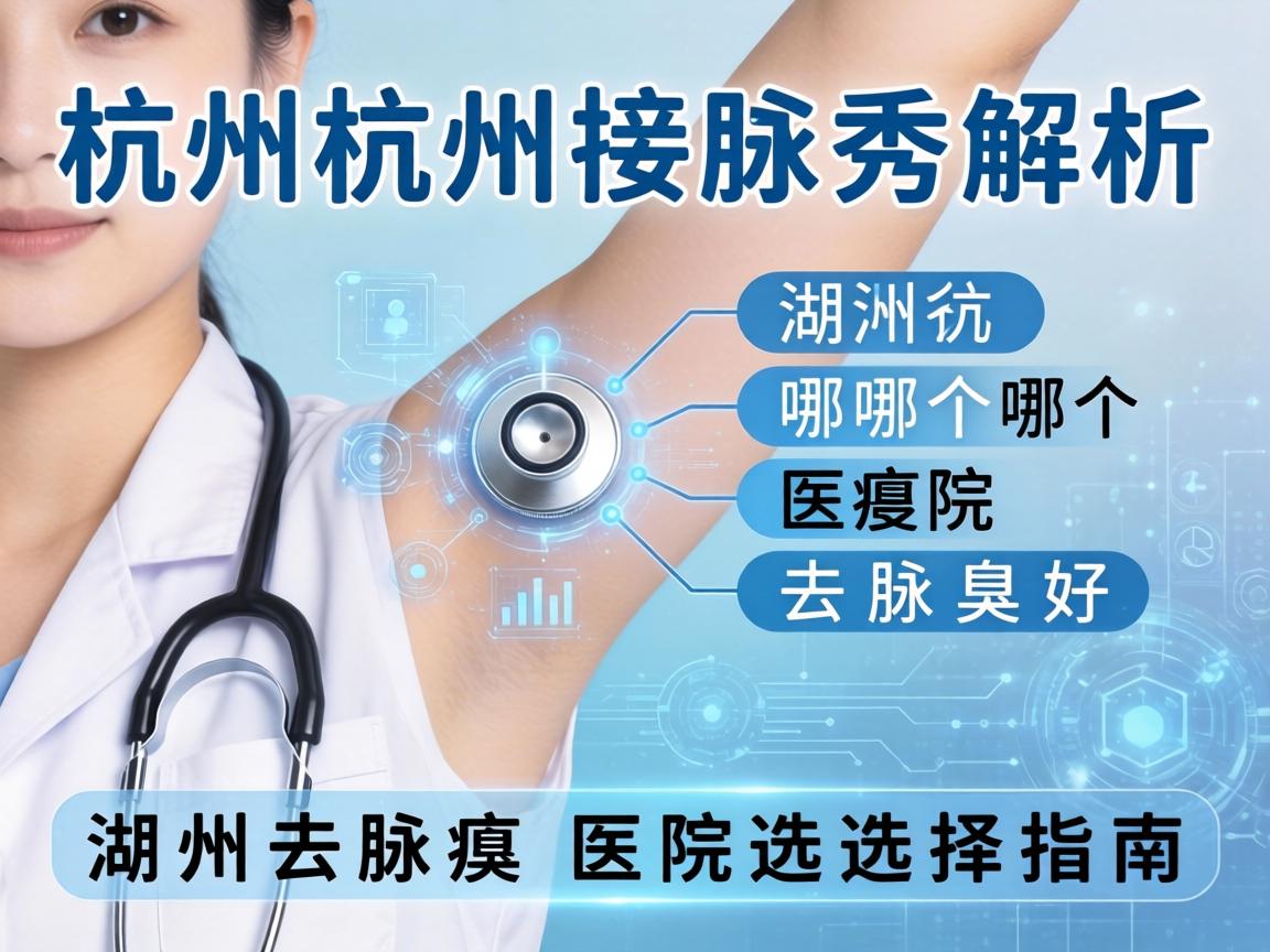 杭州腋秀解析，湖州哪个医院去腋臭好，湖州去腋臭医院选择指南