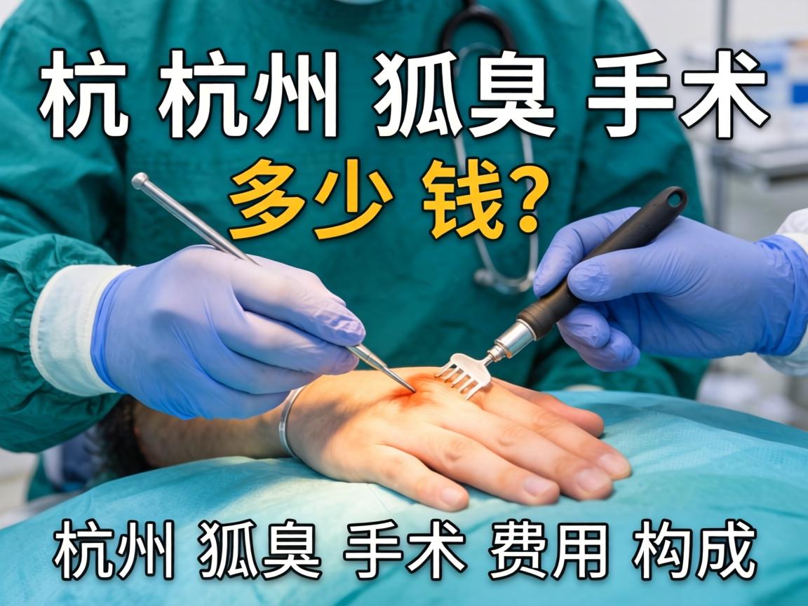 杭州狐臭手术多少钱?详解杭州狐臭手术费用构成 杭州狐臭手术多少钱?详解杭州狐臭手术费用构成