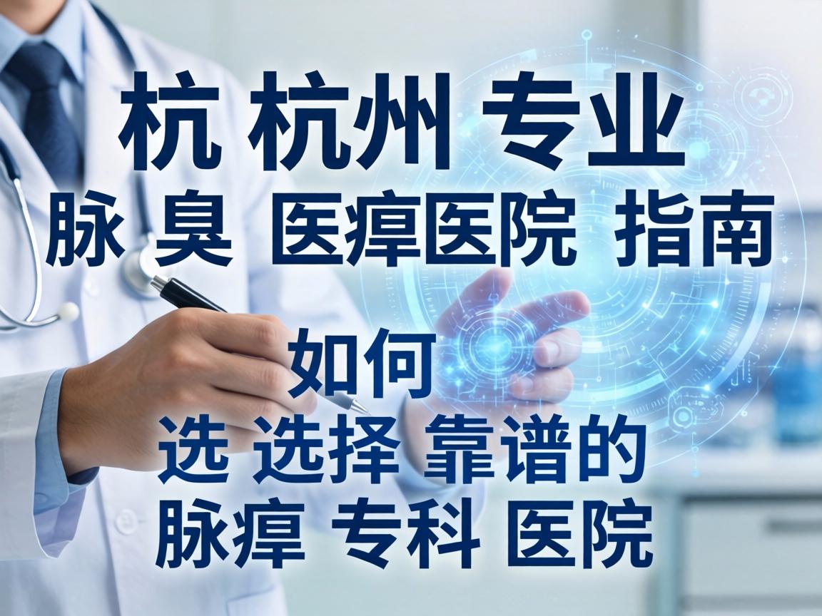 杭州专业腋臭医院指南，如何选择靠谱的腋臭专科医院