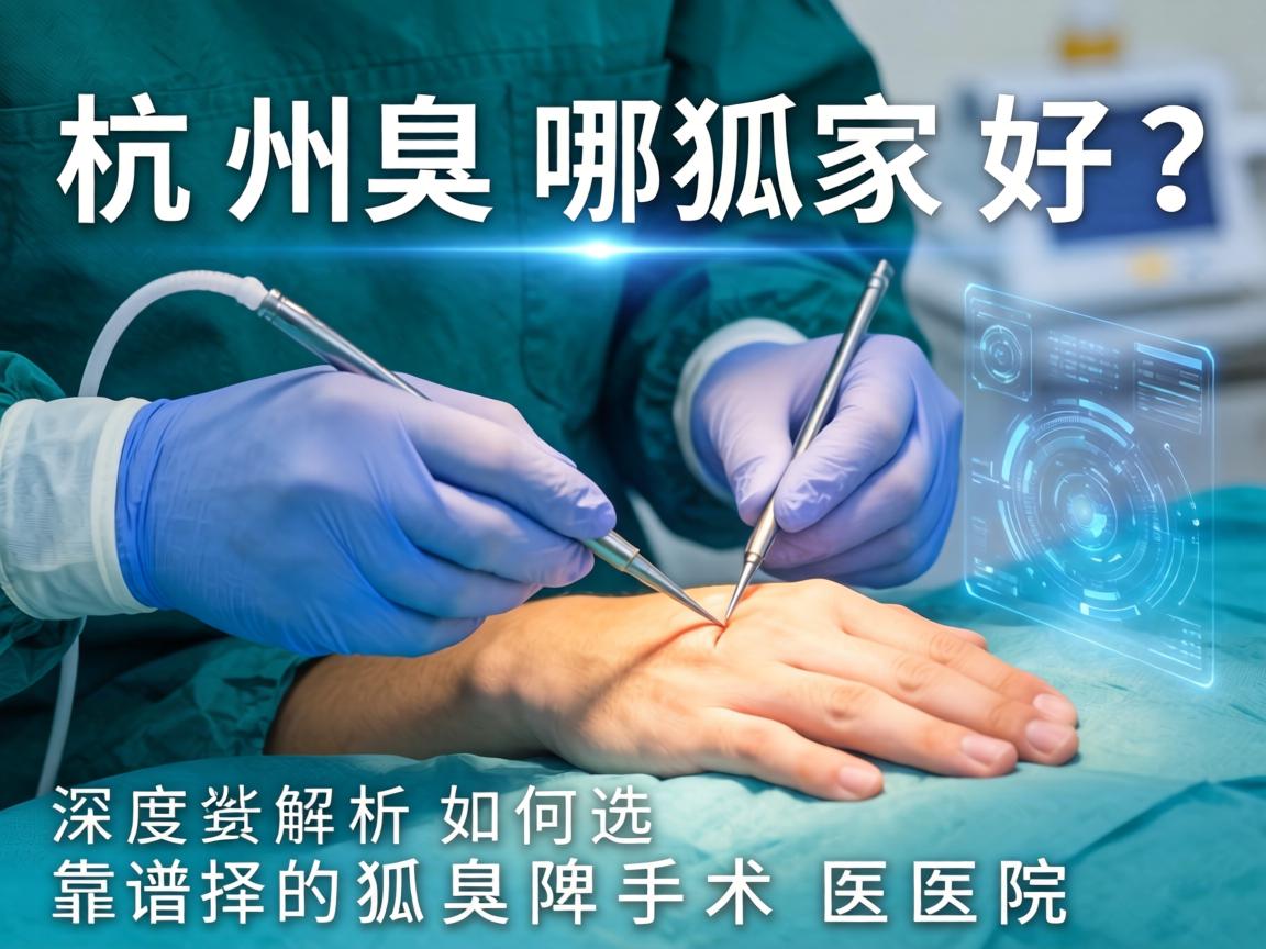 杭州狐臭手术哪家好？深度解析如何选择靠谱的狐臭手术医院