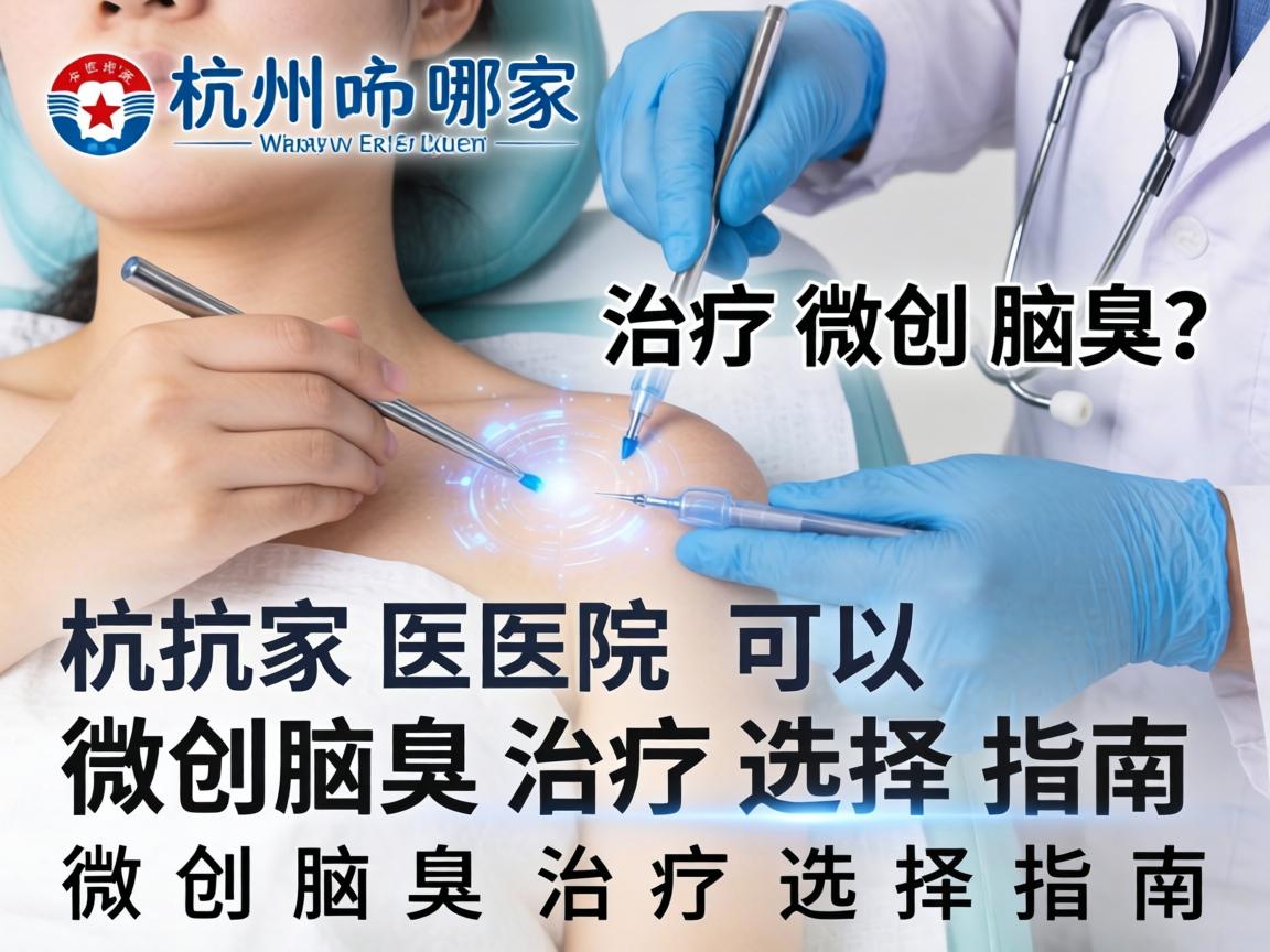 杭州哪家医院可以治疗微创腋臭?微创腋臭治疗选择指南 杭州哪家医院可以治疗微创腋臭?微创腋臭治疗选择指南