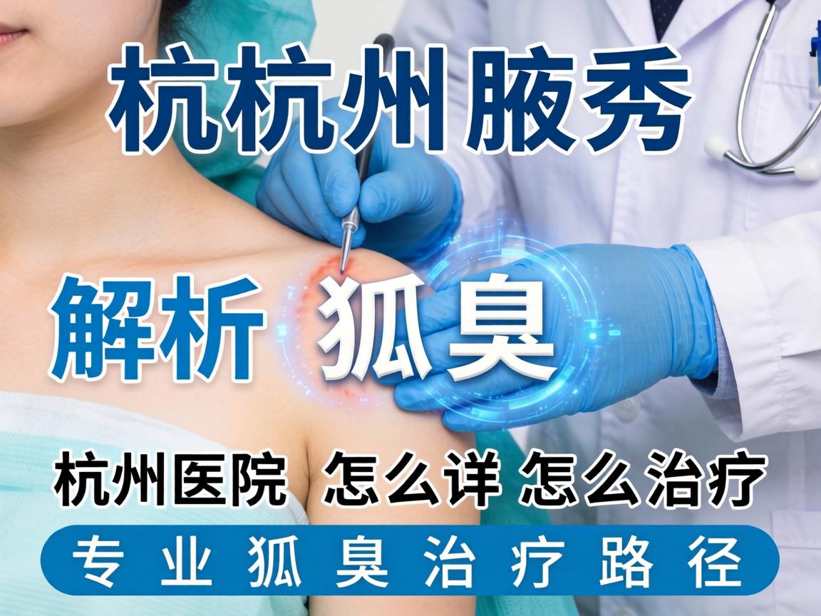 杭州腋秀解析，杭州狐臭医院怎么治疗，详解专业狐臭治疗路径