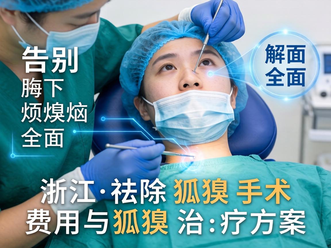 告别腋下烦恼，全面解析浙江祛除狐臭手术费用与狐臭治疗方案
