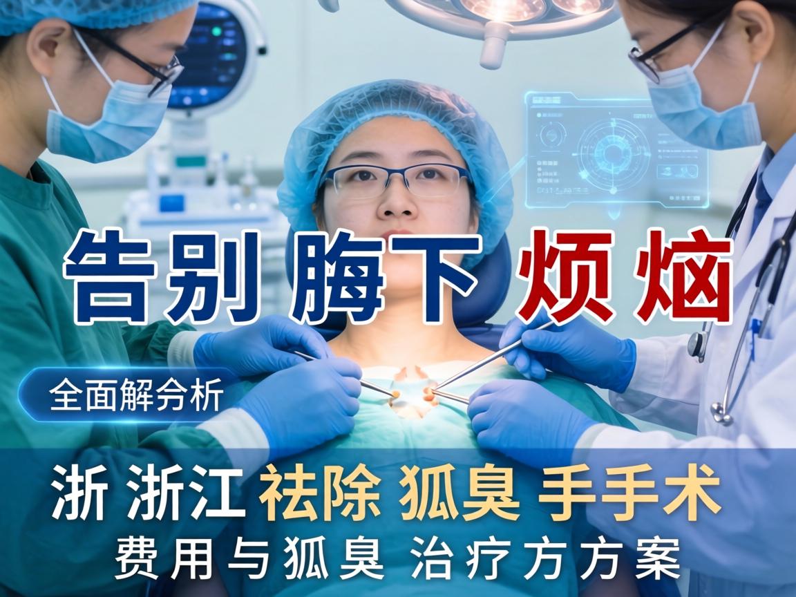 告别腋下烦恼，全面解析浙江祛除狐臭手术费用与狐臭治疗方案