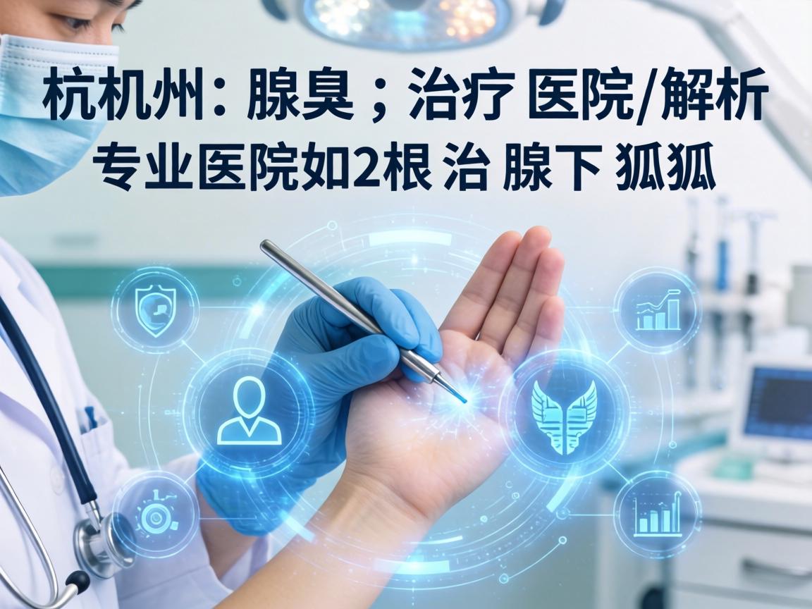 杭州腋臭治疗医院解析，专业医院如何根治腋下狐臭