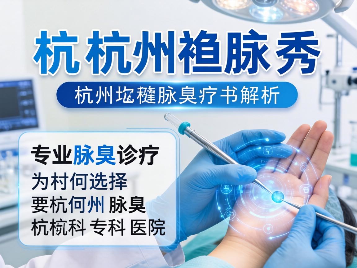 杭州腋秀解析，专业腋臭诊疗，为何选择杭州腋臭专科医院