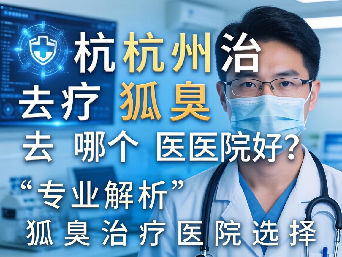 杭州治疗狐臭去哪个医院好？专业解析狐臭治疗医院选择