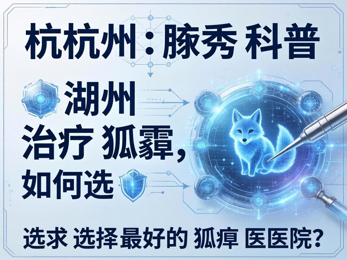 杭州腋秀科普,在湖州治疗狐臭,如何选择最好的狐臭医院? 杭州腋秀科普,在湖州治疗狐臭,如何选择最好的狐臭医院?