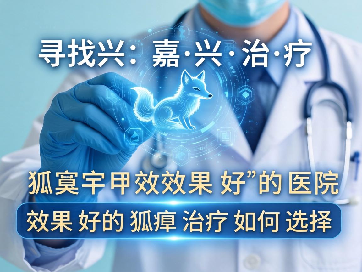 寻找嘉兴治疗狐臭效果好的医院，效果好的狐臭治疗如何选择