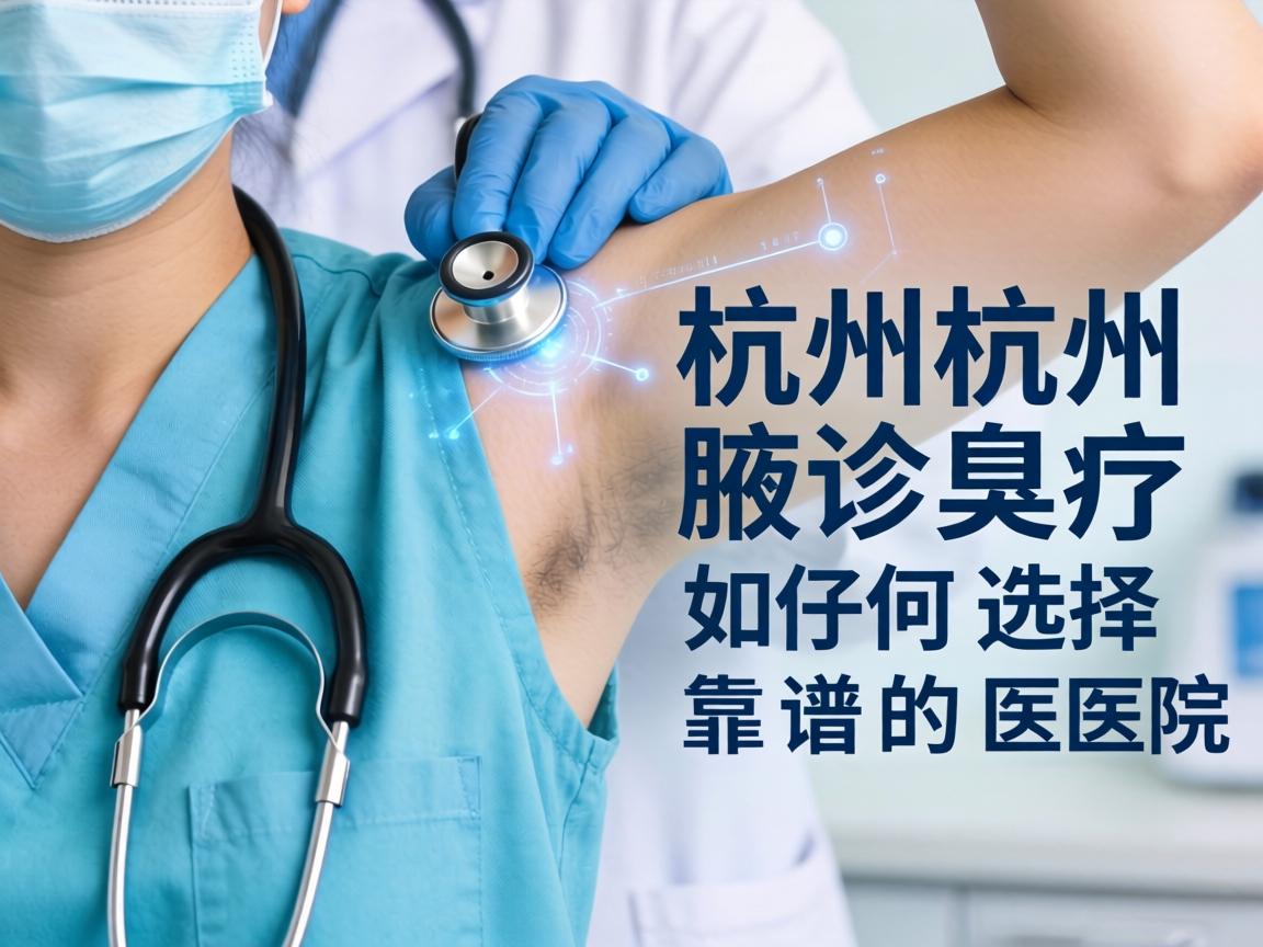 杭州腋秀解析，杭州腋臭诊疗如何选择靠谱的医院