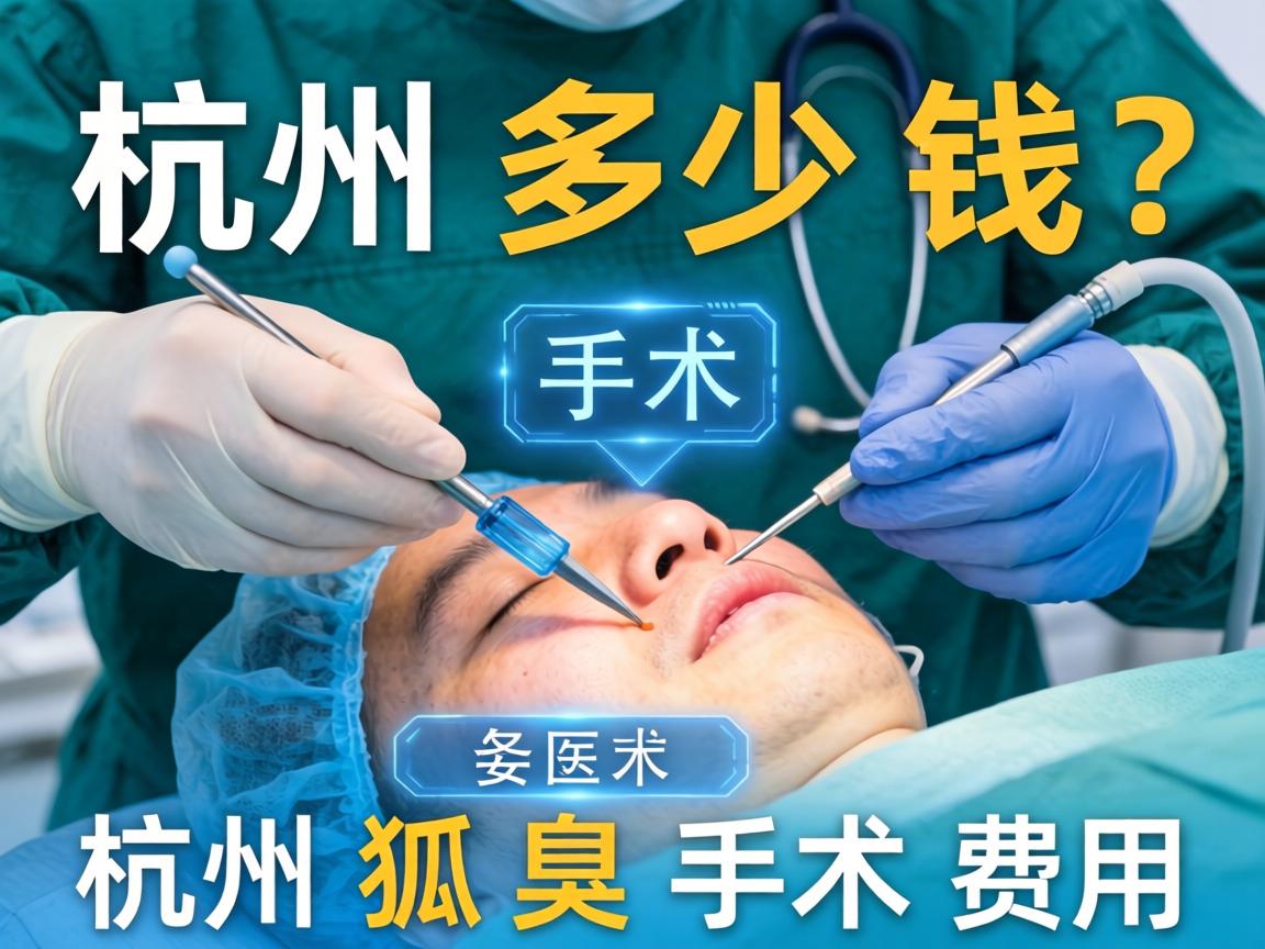 杭州狐臭手术多少钱？详解杭州狐臭手术费用