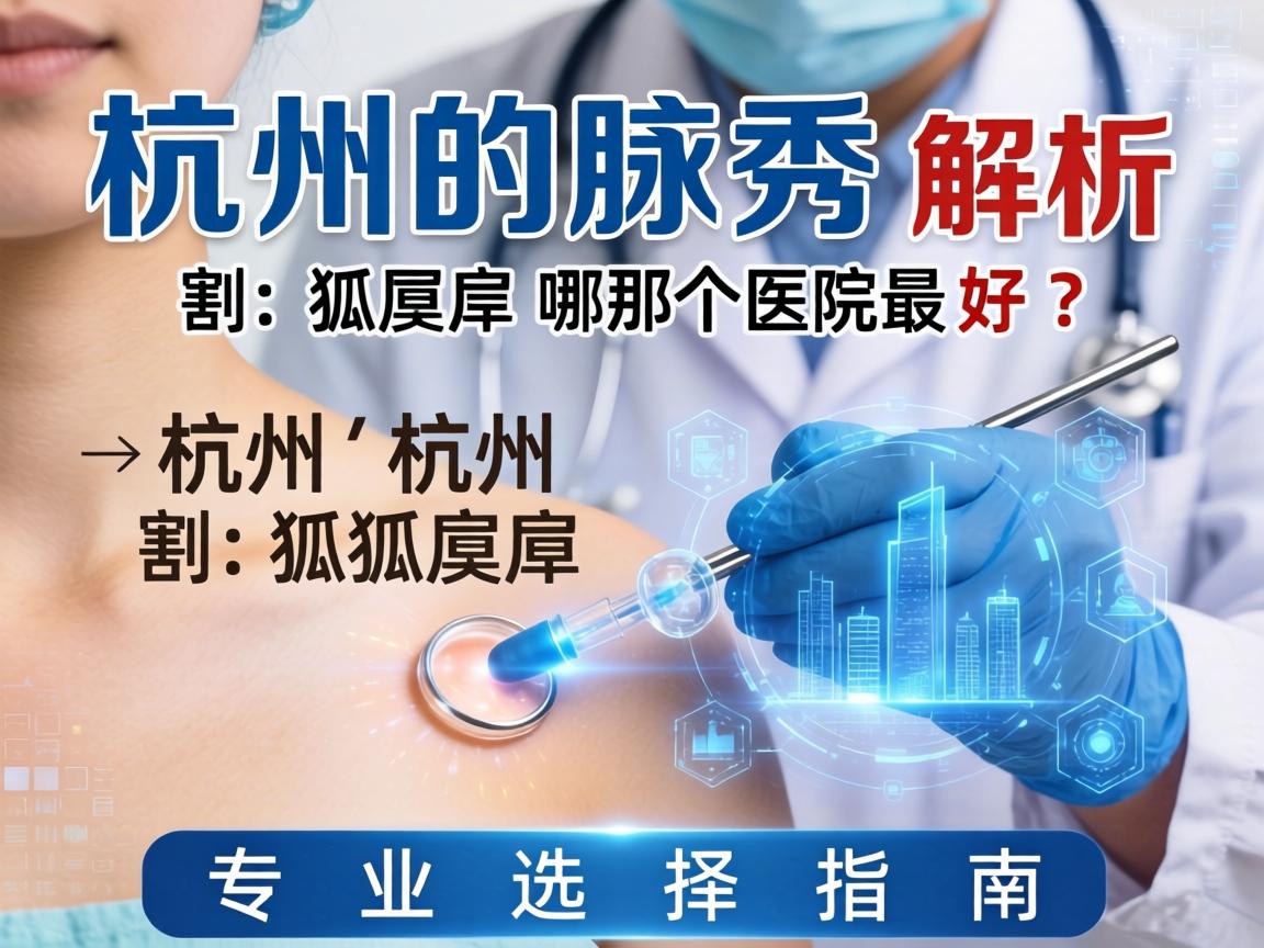 杭州腋秀解析，杭州割狐臭哪个医院最好？专业选择指南