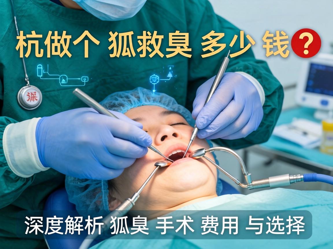 杭州做个狐臭多少钱？深度解析狐臭手术费用与选择